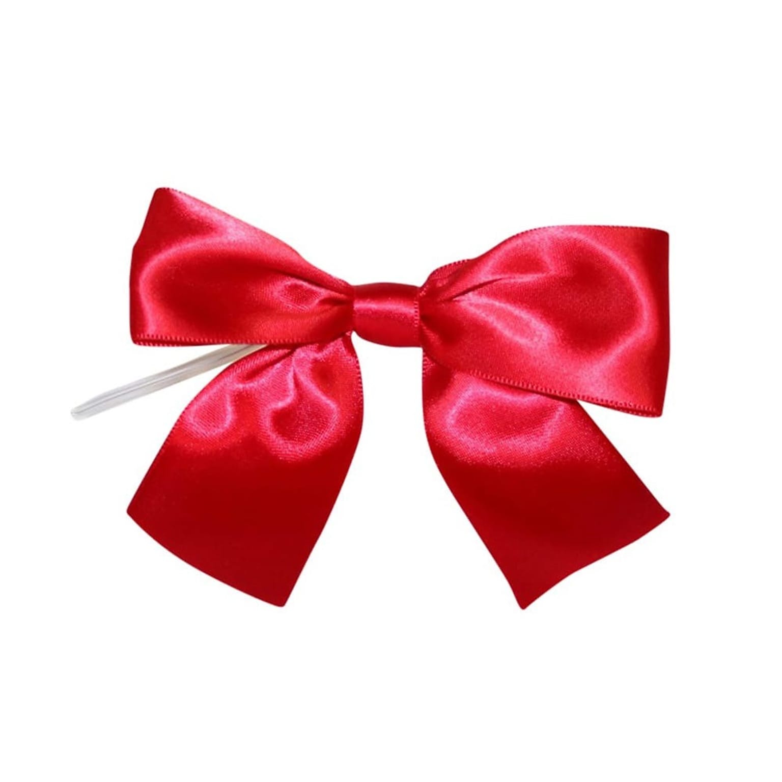 JAM Paper Satin Bows, Red, 50/Pack (52640349225)