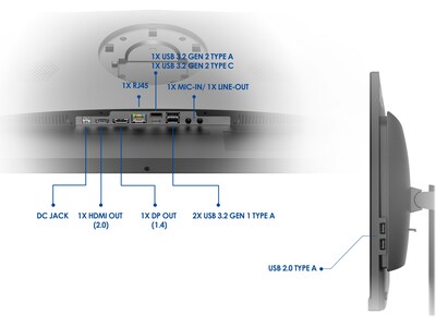MSI PRO AP242 12M-230US All-in-One Desktop Computer, Intel Core i5-12400, 16GB Memory, 500GB SSD (PRAP24212M230)