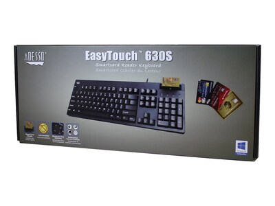 Adesso EasyTouch Keyboard, Black (AKB-630SB-TAA)