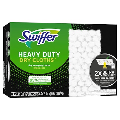 Swiffer Sweeper Heavy Duty Dry Sweeping Cloths, 32/Pack (77198)
