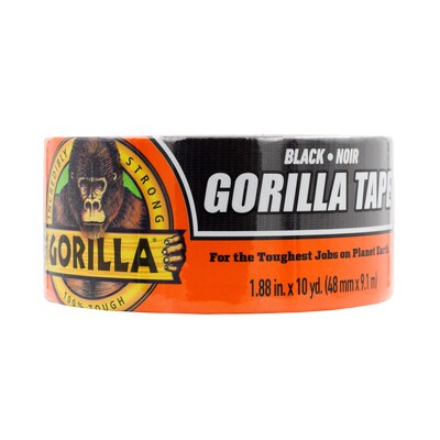 Gorilla Duct Tape, 1.88 x 10 yds., Black (105462)