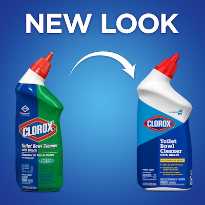 CloroxPro Toilet Bowl Cleaner with Bleach, Fresh Scent, 24 fl. oz. (00031)