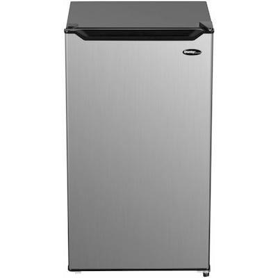 Danby Compact Refrigerator, 3.2 Cu. Ft., Stainless Steel (DAR032B2SLM)