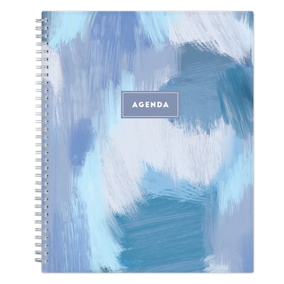 2025-2026 Blue Sky Tanya Blue 8.5 x 11 Academic Year Daily Planner, Plastic Cover, Multicolored (1