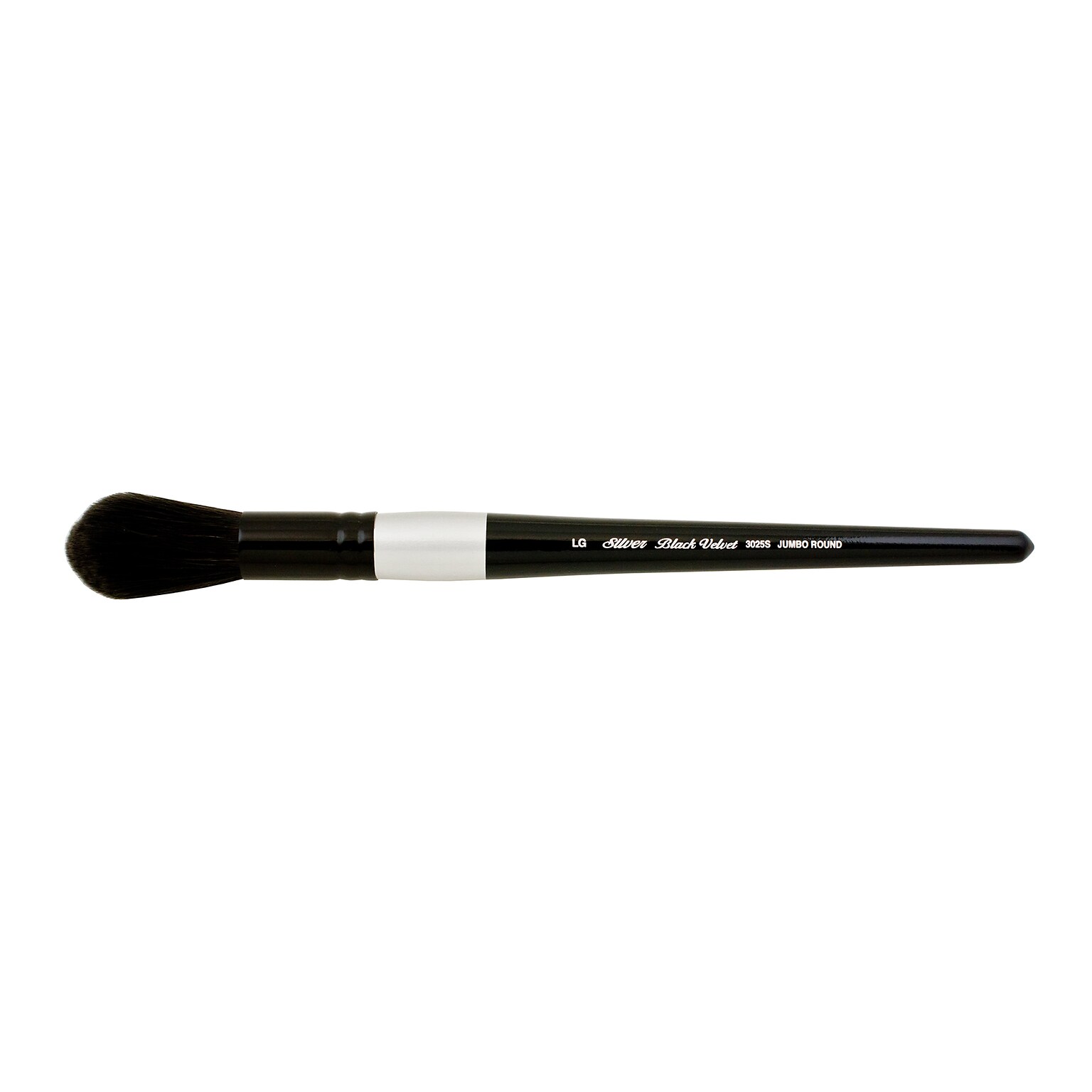 Silver Brush Black Velvet Brush, Jumbo Round, Size L (SLV3025SL)