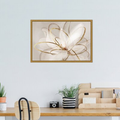 Amanti Art Transparent Beauty III (Floral) by Eva Watts Framed Canvas Wall Art Print, 23 x 16 (A42