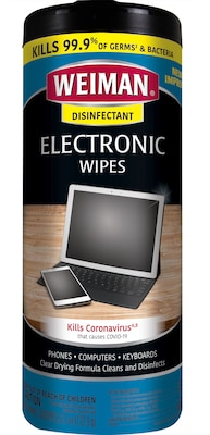 Weiman e-Tronic Wipes/Cloths (93)