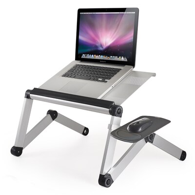 Uncaged Ergonomics WorkEZ Cool Laptop Riser Silver (WECs)