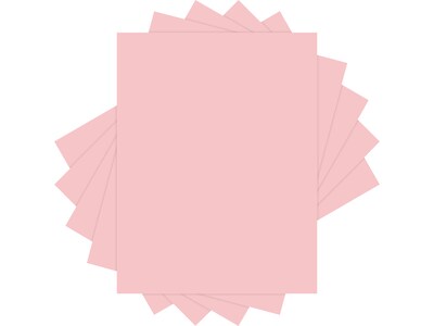 Lettermark Colors 30% Recycled Colored Paper, 20 lbs., 8.5 x 11, Pink, 500 Sheets/Ream (94314)