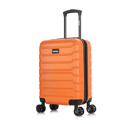 InUSA Trend 20.5" Hardside Carry-On Suitcase, 4-Wheeled Spinner, Orange (IUTRE00S-ORA)
