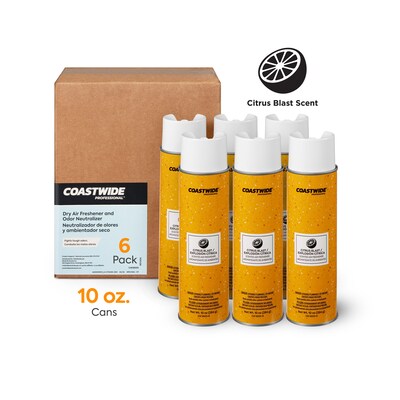 Coastwide Professional™ Air Freshener Aerosol, Citrus Blast, 10 Oz., 6/Carton (CW58505-A)