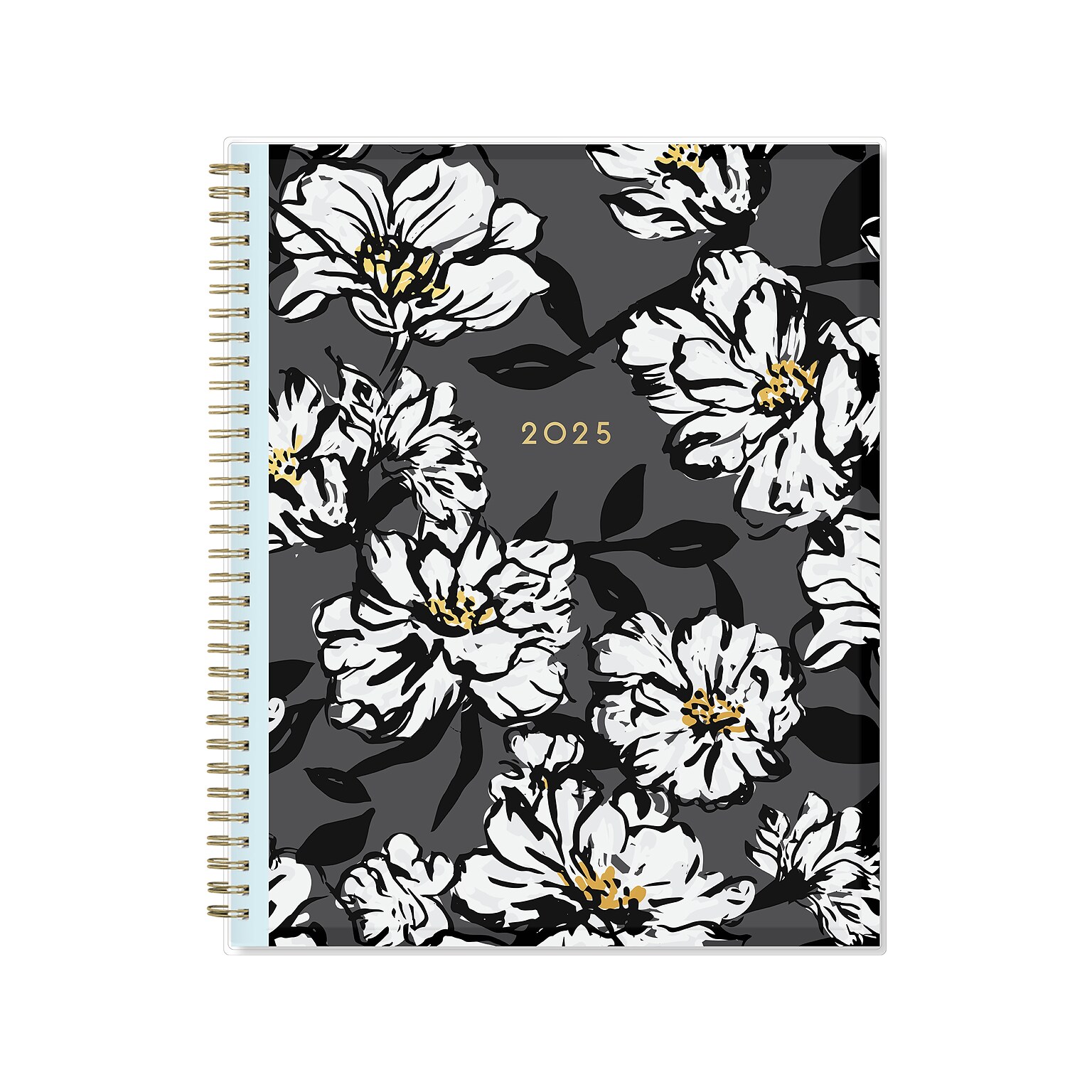 2025 Blue Sky Baccara Dark 8.5 x 11 Weekly & Monthly Planner, Plastic Cover, Multicolor (110211-25)