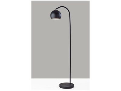 Adesso Emerson 59" Metal Floor Lamp with Globe Shade (5138-01)
