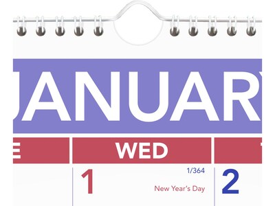 2025 AT-A-GLANCE 20 x 30 Monthly Wall Calendar, White/Purple (PM4-28-25)