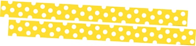 Barker Creek Dot to Dot Lemon Double-Sided Border Set, 3x 35, 24/Set (4440)