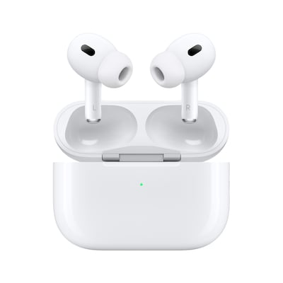 Apple AirPods Pro (2nd Generation) with MagSafe Charging Case USB-C, White (MTJV3AM/A)