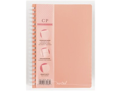 Carolina Pad Noted Executive Professional Notebook, 5.25 x 7, College-Ruled, 100 Sheets, Assorted