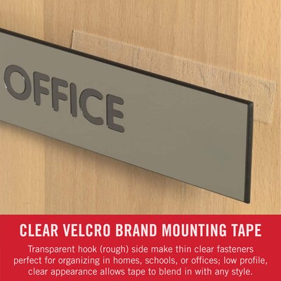 Velcro Brand Mounting Squares | Pack of 20| 7/8 inch Black | Adhesive Sticky Back Hook and Loop Fasteners for Home, Office or Crafting | Strong