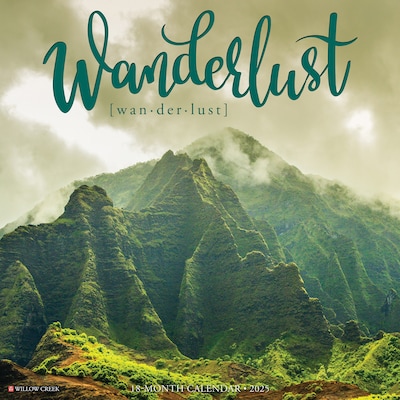 2025 Willow Creek Wanderlust 12 x 12 Monthly Wall Calendar (45275)