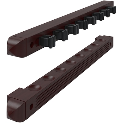 Fat Cat Mahogany 8 Cue 2-Piece Wall Cue Rack (52-0103)