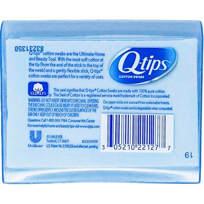 Q-Tips Purse Pack, 30 Q-Tips/Pack, 12 ct Packs/Bag, 18 Bags/Carton