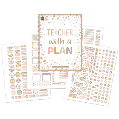 Teacher Created Resources Terrazzo Tones Teacher Planner (TCR7230)