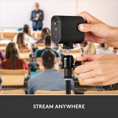 Logitech Mevo Start HD 1080p Live-Streaming Webcam, Black (961-000498)