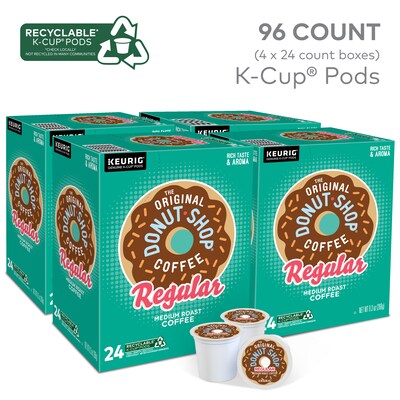 The Original Donut Shop Coffee Keurig® K-Cup® Pods, Medium Roast, 96/Carton (60052-101)