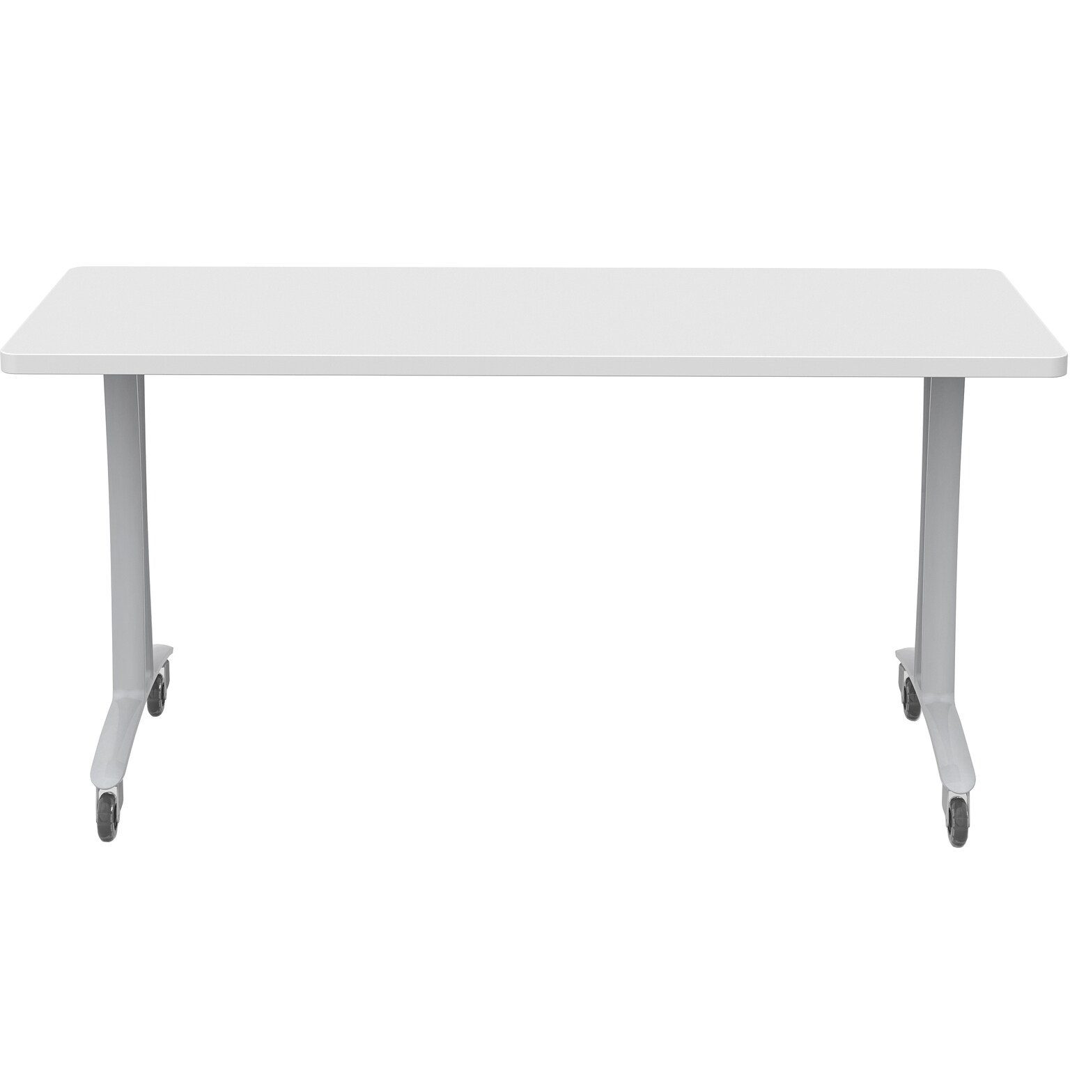 Safco Rumba Training Room Table, 24 x 60, Designer White (RBA6024TCASLDSWT)