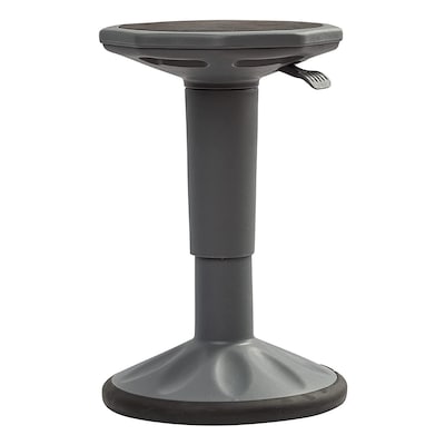 Bintiva Height Adjustable Wobble Stool, Gray (BNVADWOBGRY)