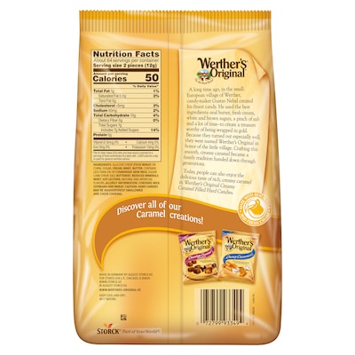 Werthers Original Creamy Caramel Filled Hard Candy, 27 oz., (SUL46044)