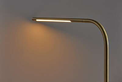 Adesso Cullen LED Desk Lamp, 24"H, Antique Brass (4353-21)