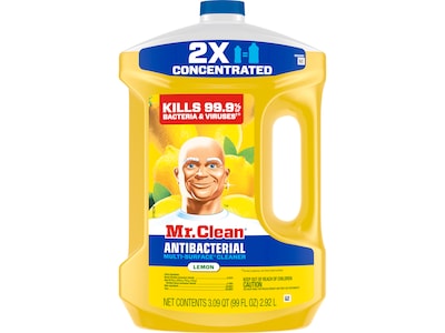 Mr. Clean Disinfecting Multi-Surface Cleaner, Lemon Scent, 99 Fl. Oz. (18551)