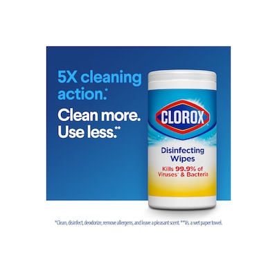 Clorox Bleach Free Disinfecting Wipes 225 Value Pack | Quill.com