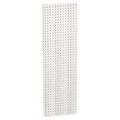 Azar Displays Pegboard Wall Panel Storage Solution, Size: 44x 13.5, 2-Pack, White (771344-WHT-2PK)