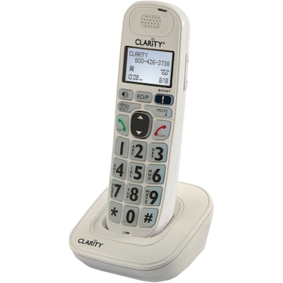 Clarity Telecom D702HS Cordless Expansion Handset, White | Quill.com