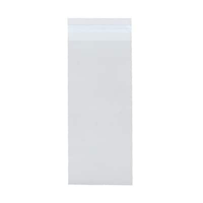 JAM Paper Cellophane Envelope with Peel & Seal Closure, #12 Policy, 4.4375 x 12.25, Clear, 100/Pack