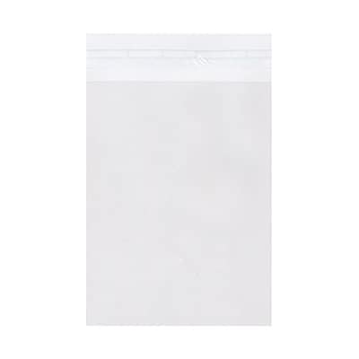 JAM Paper Cellophane Envelope with Peel & Seal Closure, A7, 5.4375 x 7.375, Clear, 100/Pack (A7CELLO