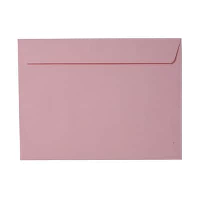 JAM Paper 9 x 12 Booklet Envelopes, Baby Pink, 25/Pack (31512738)