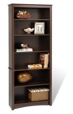 Prepac™ 6 Shelf Bookcase, Espresso