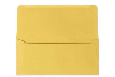 LUX® 3 7/8 x 8 7/8 #9 60lbs. Remittance, Donation Envelopes, goldenrod yellow, 50/Pack, 10 Packs/B