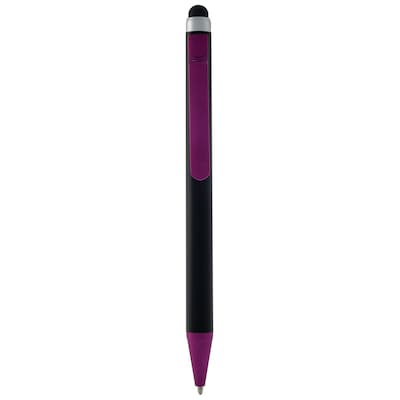 Monteverde® S-105 Click Action One-Touch Ballpoint Pen With Top Stylus,  2/Pack, Magenta | Quill.com
