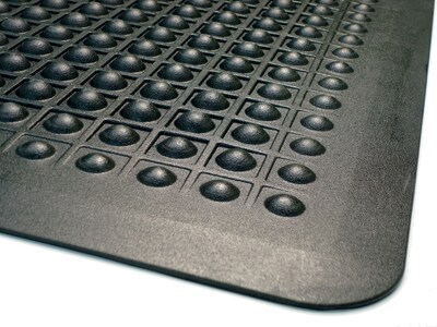 Millennium Mat Flex Step Polypropylene Anti-Fatigue Mat, 36 x 24, Black (24020300)