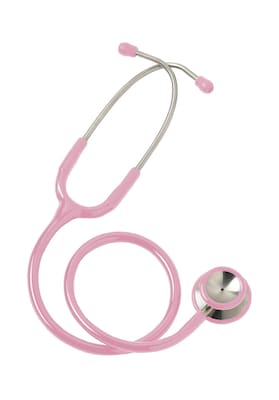 Accucare® Elite Adult Stethoscope, 22, Pink (MDS92290)