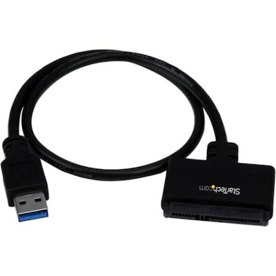 Startech 8.3" USB 3.0 to 2.5" SATA III Hard Drive Adapter Cable W/UASP/SATA  to USB3.0 Converter | Quill.com