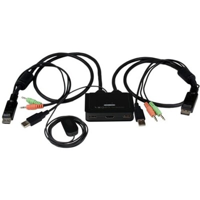 Startech.com® 2PO USB HDMI Cable KVM Switch | Quill.com