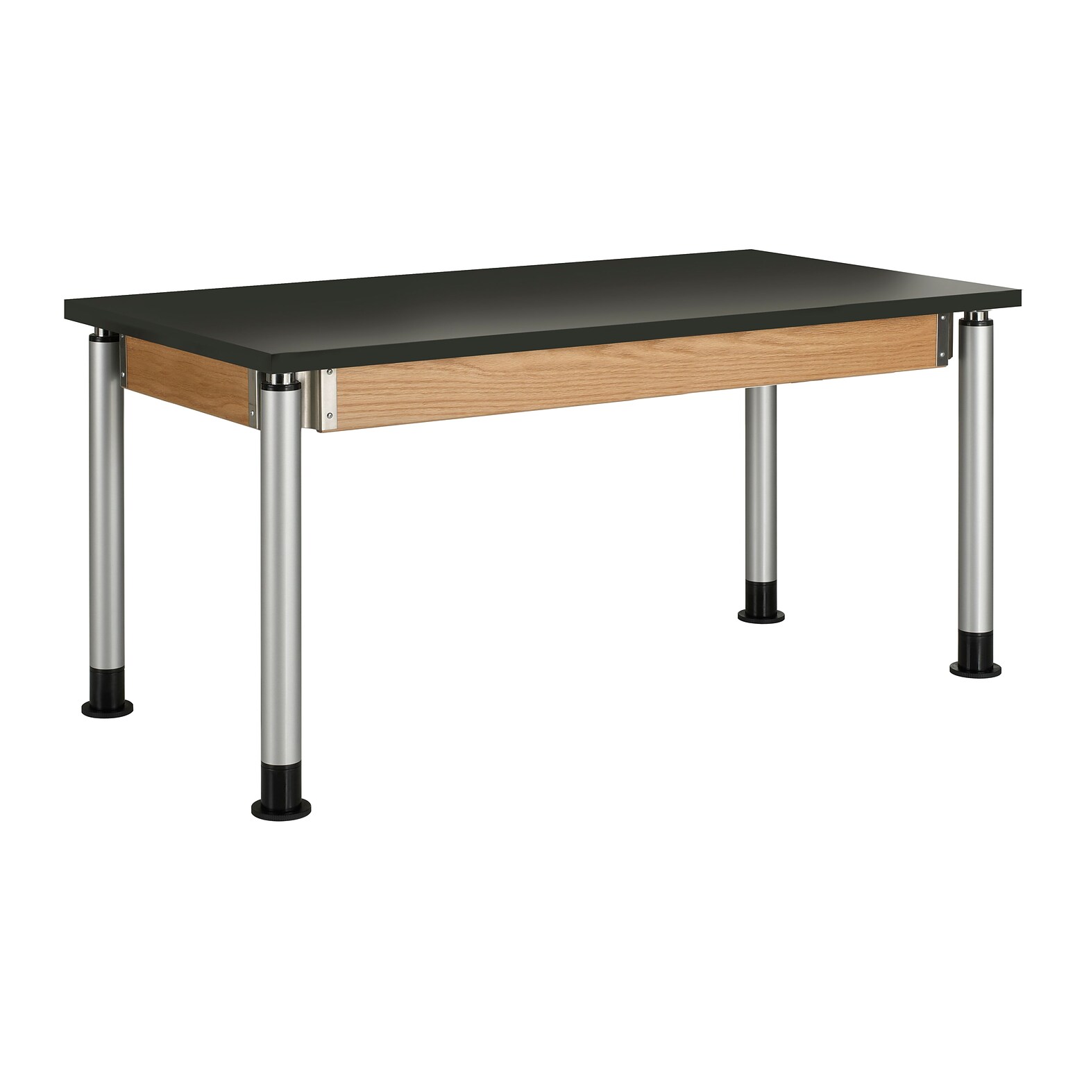 DWI Rectangular Activity Table, 60 x 30, Height Adjustable, Brown (P8142K)