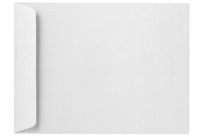LUX 9 x 12 Open End Envelopes, 50/Box, White Linen (4894-WLI-50)