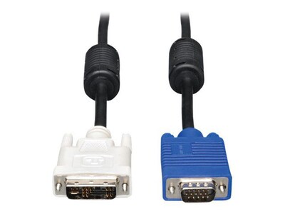 Tripp Lite P556-010 10 DVI-A to VGA Monitor Cable, Black