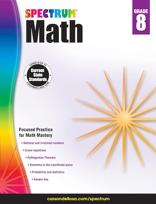 Spectrum Math Workbook (Grade 8)